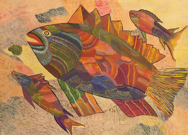 Fish, Chico da Silva, c. 1966
