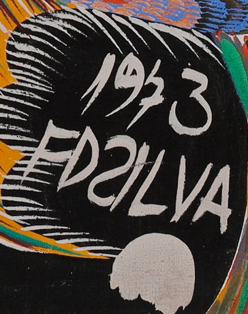 Detalle de la firma pintada: «FDZILVA»