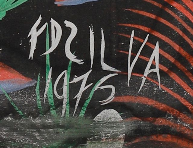 Detalle de la firma pintada: «FDZILVA»